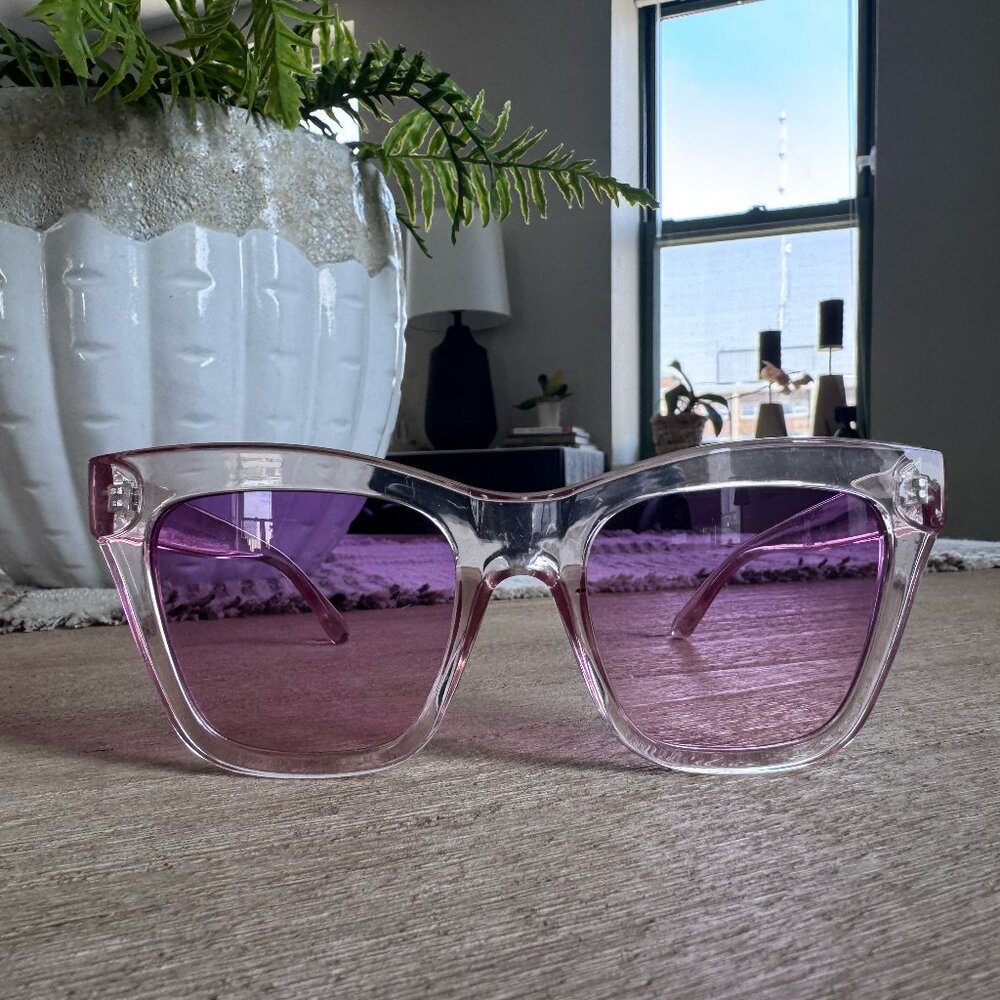 Pink Lens Sunglasses